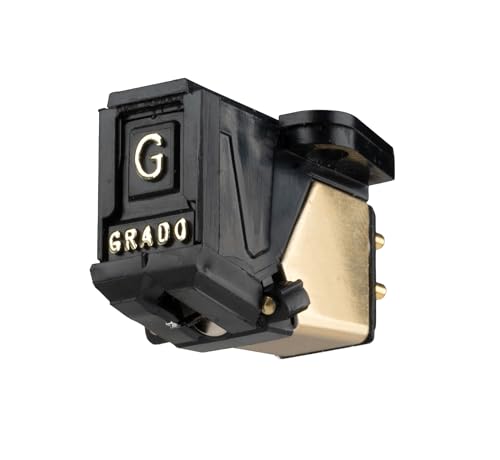 Grado Prestige Series Gold4 Phono Cartridge Standard Mount (1/2'), High Output Moving Iron (MI), Replaceable Stylus, Turntable Cartridge