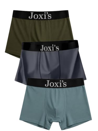 Image of Joxi's Men's Comfortable Cotton Blend Trunks Pack of 3 | Soft Stretch Material | Breathable Everyday Wear