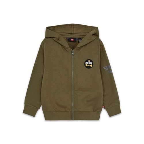 LWSCOUT 609-SWEATSHIRT Pullover Dark Khaki 128 bambino