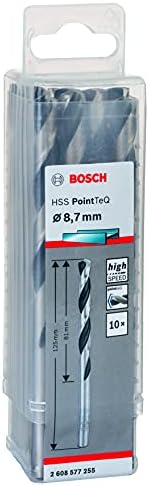 Bosch Professional 2-piece PointTeQ HSS Twist Drill Bit (for metal, 2 x 24 x 49 mm, accessories for drill driver)