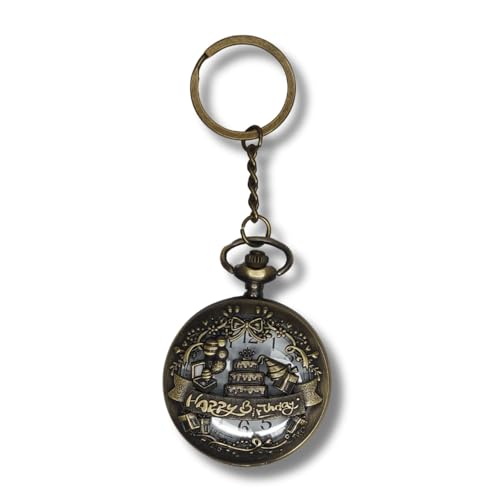 Image of Antique Bronze Pocket Premium Vintage Theme Metallic Home Key Chain & Key Rings | Best Gift for Men, Woman, Boys & Girls on their Special Occassions