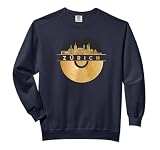 Record-Player Disco-Music Skyline-Switzerland-Zurich-Zürich Comfort Colors Adult Sweatshirt