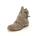  Mjus Superspecial Sommerstiefe Damen Stiefel in Beige, Größe 37