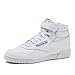 Reebok Mens Ex-O-Fit Hi White Leather Trainers 10 US