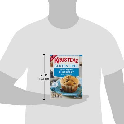 Krusteaz Gluten Free Mix Variety Pack: Blueberry Muffin, Cinnamon Crumb Cake, Double Chocolate Brownie And Pancake Mix (Bundle Of 4) #TOP6