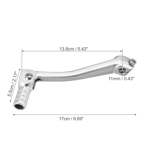 Levier de changement vitesse allongé pour moto CRF50 XR70 50cc-250cc argent