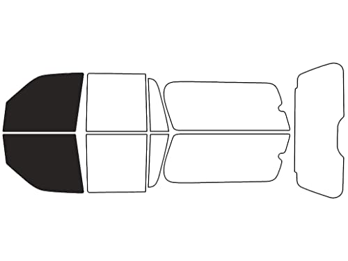 Rvinyl Window Tint Kit Compatible with Ford Expedition 2007-2017 (El) - Front Precut Kit - 20%