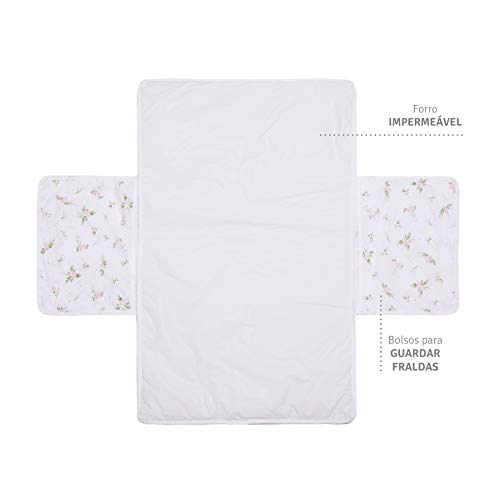 Trocador Porta Fraldas Mami Portátil para Bebê 66cm X 40cm Contém 01 Unidade