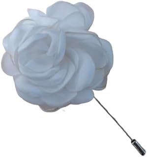 NMBVFC 13cm 4/8pcs Pin de la Solapa de Rosa, 19 Color Boutonniere, Accesorios de Traje para Hombres artesanales artesanales, Bodas, Fiestas, Aniversarios