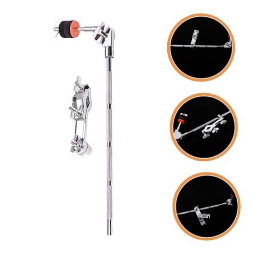 Brazo extensible para platillo de batería ajustable con abrazadera metálica, accesorio de montaje para percusión y soportes miniatura 6