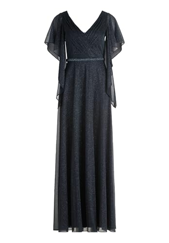 Vera Mont 5010/4112 Vestito, Blu/Grigio Scuro, 48 Donna