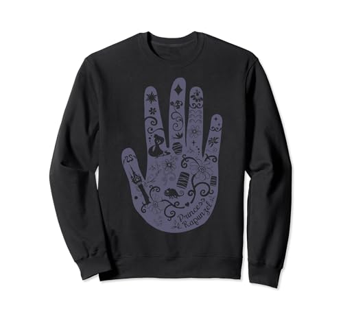 Sweatshirt graphique Raiponce Disney vêtement imprimé henné original tendance