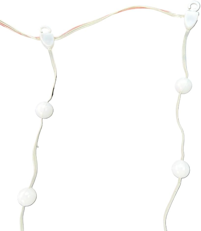 LED RGB WS2811 IC Icicles 20mm Pixel Ball String DC12V Clear Wire IP68 3 4 5 Repeat 60 Pixels Per Set
