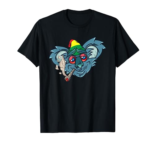 Koala, hierba huma, marihuana, cáñamo, cannabis Kiffer Koala Camiseta
