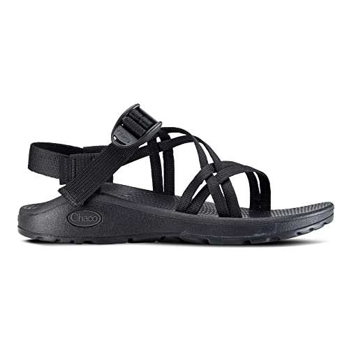 Chaco ZX/1 Dual Strap Cloud Sandal Women Solid Black