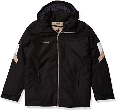 Obermeyer Boys' Big Fleet Jacket, Black, XS (6/7 Little Kids)