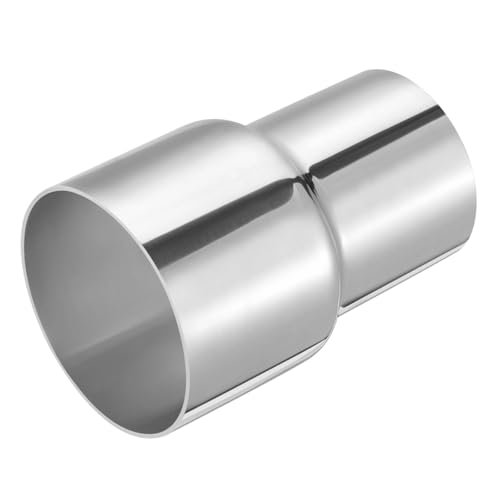 Image of EVIL ENERGY 2PCS Exhaust Adapter Reducer ID 2 Inch to ID 2.5 Inch, Pipe Connector 304 Stainless Steel Exhaust Coupler 2 inch ID to 2 1 /2 inch ID
