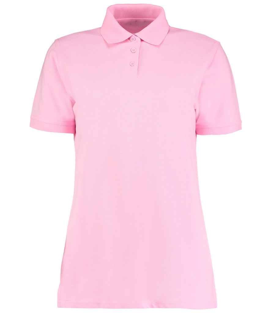 COOZO Women's Classic Fit Superior Comfort Poly/Cotton Piqué Polo Shirt - Pink - 8