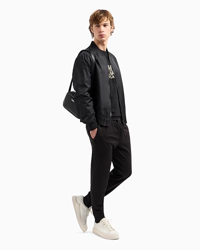 Armani Exchange Men's Ax Milano Black & Gold T-Shirt2