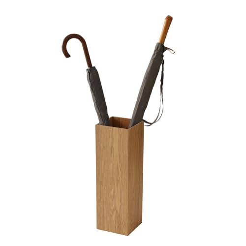 Porte-Parapluie en Bois Vintage au Design Élégant et Artisanal pour Entrée