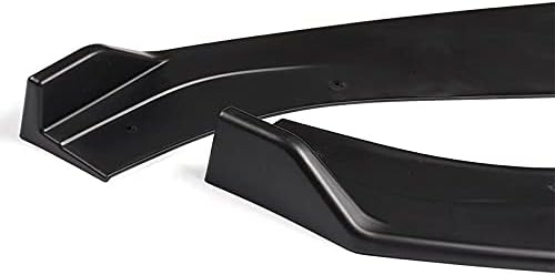 PU/519 Unpainted Matte Black Front Bumper Body Kit Splitter Lip 3PCS Compaitble with 2014-2020 Golf GTI MK7