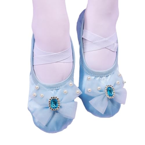 Anneken Ballet Shoes for Girls Dance Practice Slippers Split Soft Leather Flat Sole Yoga Gymnastics Shoes2