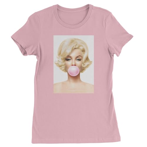 Womens Ms. Monroe Pink Bubble Gum T-Shirt X-Large Light Pink