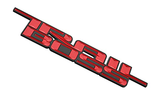Image of SSDD 2pcs 2019-2021 Trail Boss Emblems 3D Badge Side Nameplate Decal Replacement for Chevy Silverado 1500 HD 2500 HD (Red), CH-Trail