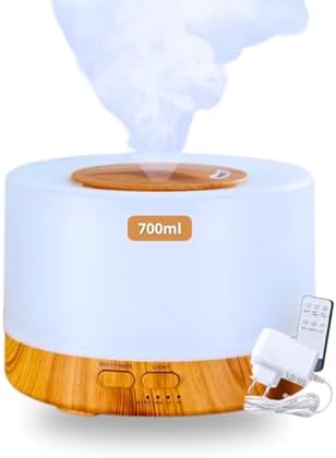 Umidificador Difusor Aromatizador Purificador De Ar 700ml Ultrass...