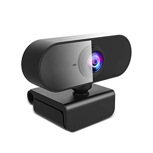 Webcam con microfono, NIYPS HD 1080P Streaming Webcam per PC, MAC, laptop, Plug and Play Fotocamera USB per YouTube, Skype Video Calling, Studio, Conferenza, Gaming con clip girevole