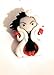 Cruella de Vil Button Singles by Dress it Up Buttons and Embellishments/Officialy Licensed Disney Products - 101 Dalmations