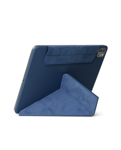 Image of DailyObjects Pleat Y-Fold Magnetic Case for iPad Pro 11-Inch (4th Gen, 2022 | 3rd Gen, 2021 | 2nd Gen, 2020) - Atlantic Blue