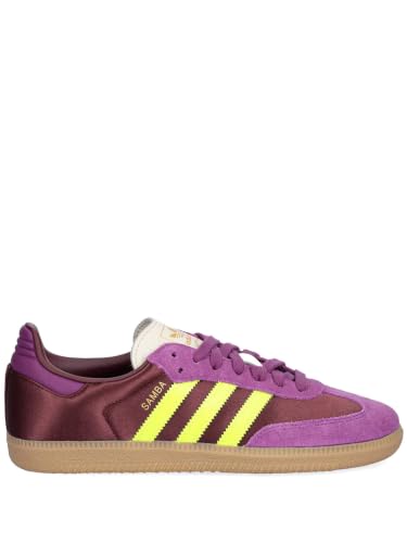 Image of adidas Samba WMNS Sneaker, Core Black /Matte Silver /Almost Yellow, Size 9