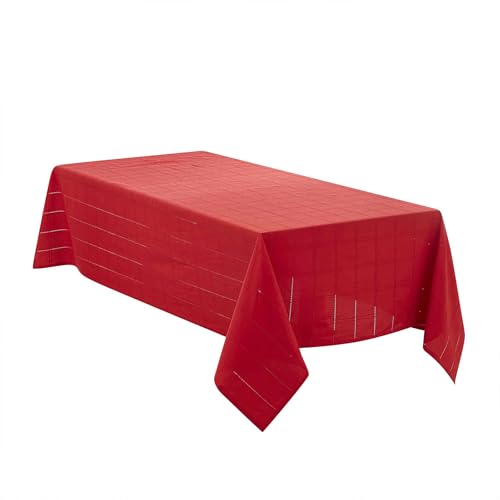 Nappe rectangulaire Izod rouge Chadwick textile de table - 2