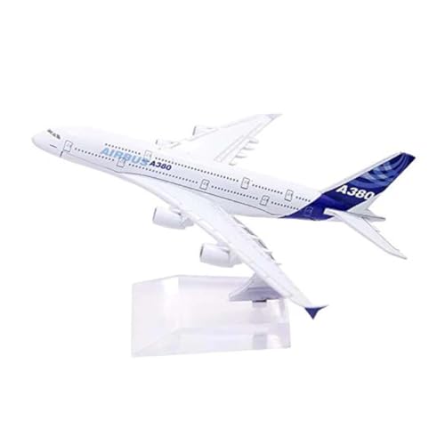 Image of Breatoi ! Diecast Aeroplane Scale Model: (Airbus A380 (16 cm)), White