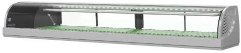 Hoshizaki HNC-180BA-L-SL, 70.9" Wide Countertop Refrigerated Display Case | Sushi Case