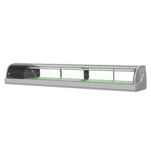 Hoshizaki HNC-180BA-L-SL, 70.9" Wide Countertop Refrigerated Display Case | Sushi Case