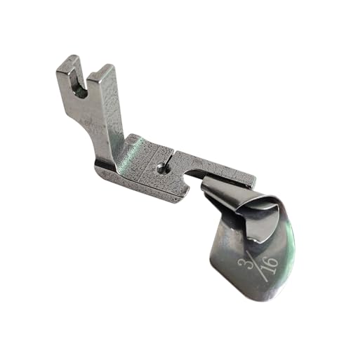 Pie de dobladillo Curvo Industrial 3/16" para máquina de coser miniatura 1