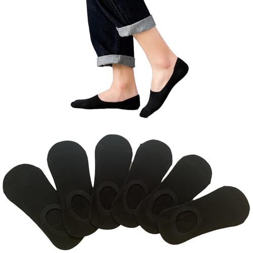 Mens No Show Socks, Sneaker Socks Non-Slip, Breathable Golf Sock for Men, Cotton Ankle Sock Men