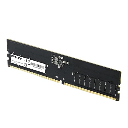 Image of PNY Performance 16GB (1x16GB) DDR5 RAM 5600MHz (PC5-44800) - CL46, 1.1V - Compatible with 5200MHz, 4800MHz - Desktop Memory - MD16GSD5560046-TB - Not Compatible with Intel 15th Gen