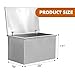 Drop in Ice Chest 304 Stainless Steel, 28x18x17 Inch Built-in Ice Cooler Bin with Drain, for Outdoor Kitchen Bar Counter Party Commercial Use