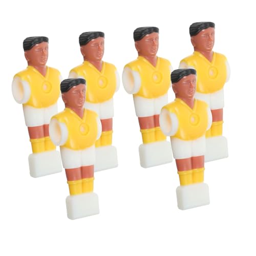 Supvox 8stücke Plastik Fußball Tischfußballspieler Ersatz Für Fußballpuppe Kinderfußballspieler Standard-kickerstangen Turnierstil Mann Loch Zubehör