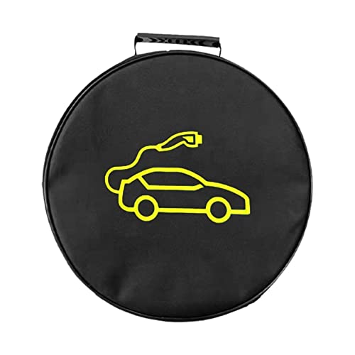 Bolsa de cables, bolsa de cable de arranque EV, organizador de cables para cable de carga EV, organizador de herramientas para coche, gran capacidad para cables de carga, cables, mangueras