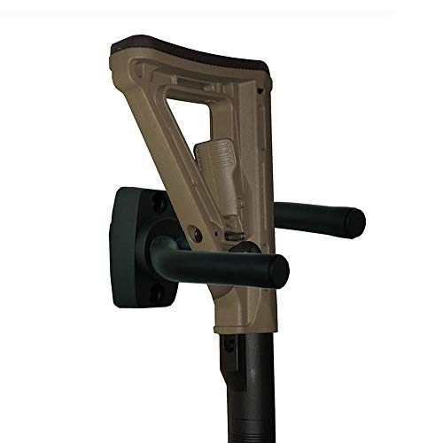 Gun Racks Wall And Mount Shotgun Hook Rifle Hanger Gun Storage Display For Guitar, Rifles, Shotguns, Airsoft, Compound Bow (Black 4 Pack) #TOP1
