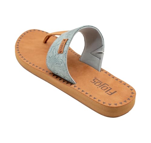 Image of Flojos Grace Women's Hooded Thong Sandal, Tan Artisan
