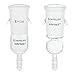 Chemglass AF-0455-05 Series AF-0455 Adapter, Airfree, Schlenk, 10.5 mm Hose Connection Size, Style A, 24/40 Joint Size