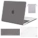 MOSISO MacBook Pro 15 inch Case 2019 2018 2017 2016 Release A1990 A1707, Plastic Hard Shell & Keyboard Cover & Screen Protector & Storage Bag Compatible Newest Mac Pro 15 Touch Bar, Gray