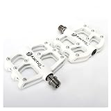 LSRRYD MTB Pedals 9/16" Magnesium Alloy Pedals Lightweight Bicycle Platform Pedals 3 Bearing Non-Sli