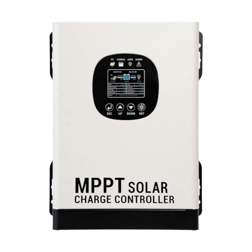 Controlador de carga solar MPPT 60A con entrada de 230V y regulador solar automático de 48V 96V 2