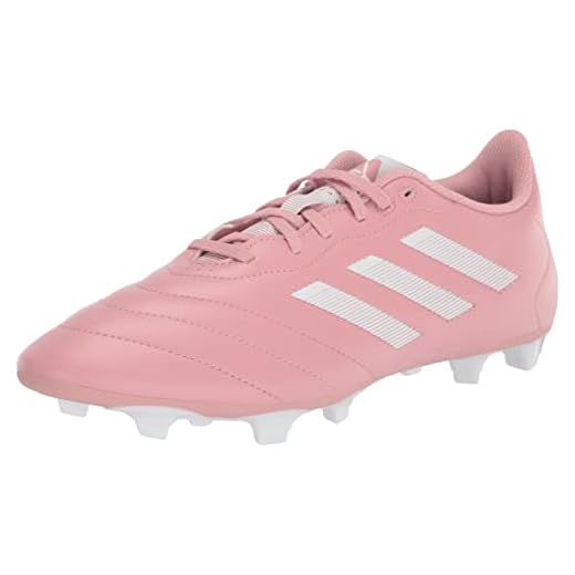 adidas Unisex Goletto Firm Ground Soccer Shoe, Wonder Mauve/White/White, 7.5 US Men